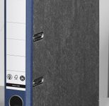 LEITZ Ordner Rückenbreite 5.2 cm DIN A4 Karton blau marmoriert