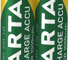 VARTA Recharge Accu Power AAA 1000 mAh Blister 2