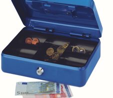 MAUL Geldkassette Größe 3 blau