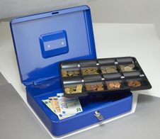 MAUL Geldkassette Größe 4 blau