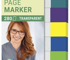 SIGEL transparent Haftmarker 1,2 x 5,0 cm