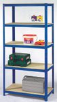 SZ Metall Lagerregale Steckregal blau 90,0 x 45,0 x 180,0 cm Blau