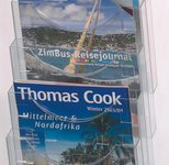 helit the grid wall Wandprospekthalter DIN A4 5-Fach  transparent