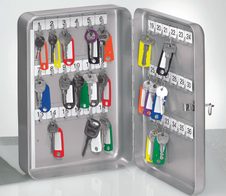 WEDO Schlüsselkasten   mit 36 Sicherheitsschloss silber