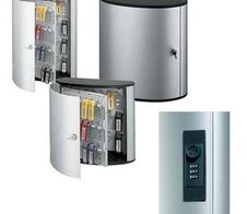 DURABLE Schlüsselkasten   mit 72 Zahlenschloss alu, schwarz