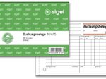 SIGEL Formularbuch Buchungsbeleg DIN A6 quer 1x 50 Seiten
