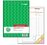 SIGEL Formularbuch Rechnung DIN A5 3x 40 Seiten