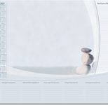 SIGEL Schreibtischunterlage 59,5 x 41,0 cm weiß/grau