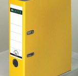 LEITZ Ordner Rückenbreite 8 cm DIN A4 Kunststoff gelb