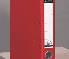 LEITZ Ordner Rückenbreite 5.2 cm DIN A4 Kunststoff rot