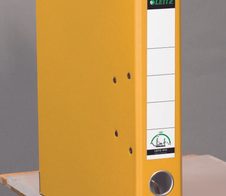 LEITZ Ordner Rückenbreite 5.2 cm DIN A4 Kunststoff gelb