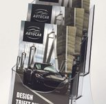 SIGEL Tischprospekthalter DIN A4 3-Fach transparent