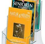 SIGEL Tischprospekthalter A5 3-Fach transparent