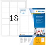 HERMA SPECIAL Etiketten weiß 63,5 x 46,6 mm