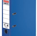 herlitz Ordner Rückenbreite 8 cm DIN A4 Kunststoff blau