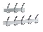 Kerkmann Wandgarderobe public alusilber 40,0 x 17,0 cm 9 Haken