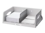 LEITZ Briefablage Sorty A4 quer DIN A4 grau