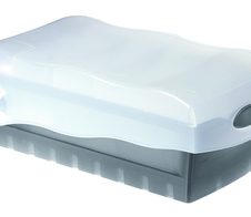 HAN Croco Karteikasten A7 900 Karteikarten grau