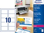 AVERY Zweckform Visitenkarten 220 g/m² satiniert ultraweiß