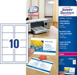 AVERY Zweckform Visitenkarten 220 g/m² satiniert ultraweiß