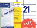 AVERY Zweckform Etiketten 3670 weiß 64,0 x 36,0 mm