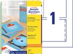 AVERY Zweckform CD-Einleger CD-Einleger, 151x118mm, weiß C32250-25 weiß
