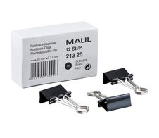 MAUL Foldbackklammern schwarz 2.5 cm