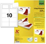 SIGEL Visitenkarten 225 g/m² satiniert hochweiß