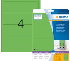 HERMA Ordneretiketten 61,0 x 192,0 mm grün