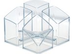 HAN SCALA Stiftehalter 12,5 x 12,5 x 10,0 cm transparent