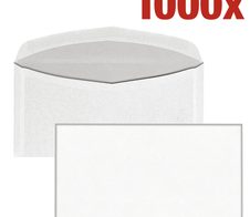 BONG Kuvertierhüllen DIN lang+ ohne Fenster nassklebend