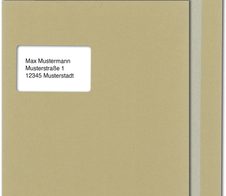 MAILmedia Papprückwandtaschen DIN C4 braun