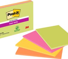 Post-it® Super Sticky Meeting Notes Haftnotizen 15,2 x 10,1 cm