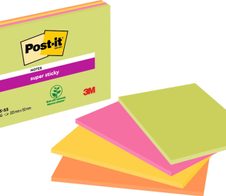 Post-it® Super Sticky Meeting Notes Haftnotizen 20,3 x 15,2 cm