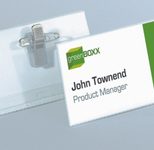 DURABLE Namensschilder transparent 7.5 cm x 4 cm