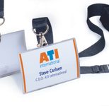 DURABLE Click Fold Namensschilder transparent 9 cm x 5.4 cm