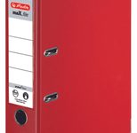 herlitz Ordner Rückenbreite 8 cm DIN A4 Kunststoff rot