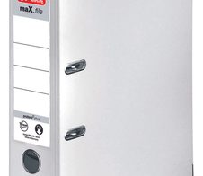 herlitz Ordner Rückenbreite 8 cm DIN A4 Kunststoff weiß