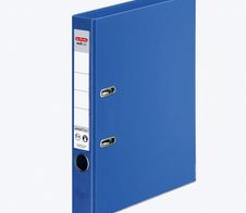 herlitz Ordner Rückenbreite 5 cm DIN A4 Kunststoff blau
