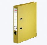 herlitz Ordner Rückenbreite 5 cm DIN A4 Kunststoff gelb