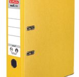 herlitz Ordner Rückenbreite 8 cm DIN A4 Kunststoff gelb