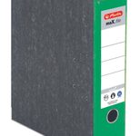 herlitz Ordner Rückenbreite 8 cm DIN A4 Karton rot marmoriert