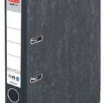 herlitz Ordner Rückenbreite 5 cm DIN A4 Karton schwarz marmoriert