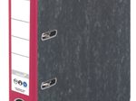herlitz Ordner Rückenbreite 5 cm DIN A4 Karton rot marmoriert