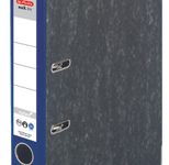 herlitz Ordner Rückenbreite 5 cm DIN A4 Karton blau marmoriert