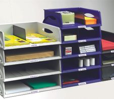 LEITZ Briefablage Sorty A4 DIN A4 schwarz