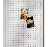 blomus Magnettafel gelocht 60,0 x 90,0 cm silber