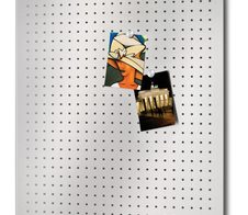 blomus Magnettafel gelocht 60,0 x 90,0 cm silber