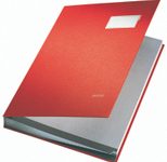 LEITZ Unterschriftenmappe 5700 20 Fächer - rot