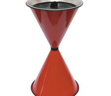 SZ Metall Standaschenbecher rot